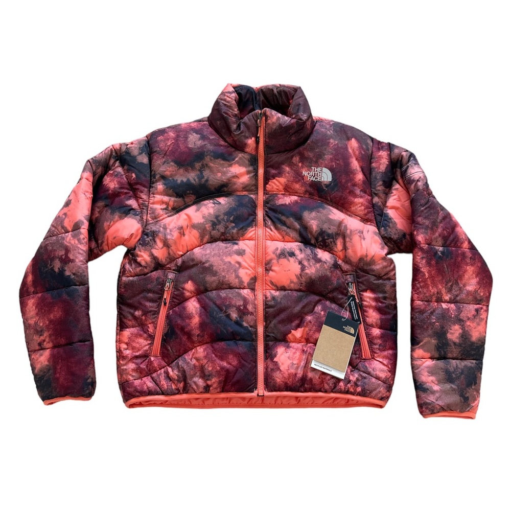 NWT The North Face 2000 Printed Elements‎ Ice Dye Coral Puffer Jacket Size: M